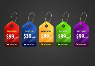 吊牌价格标签标价物价单价超市商品市...