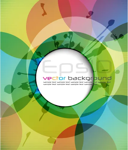 摘要弧背景矢量