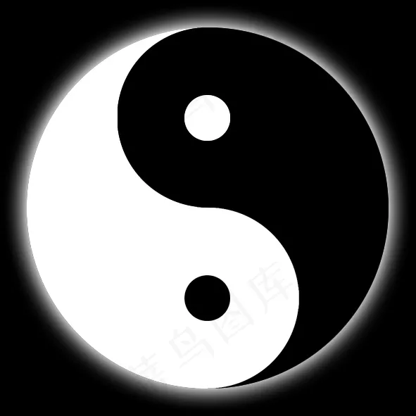 太极八卦图psd源文件psd模版下载