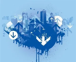 潮流建筑 插画矢量素材 eps格式...