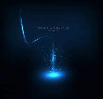 华丽蓝色光线背景