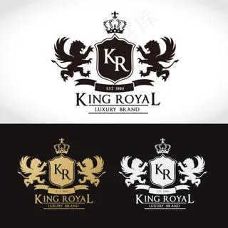 皇冠盾牌雄狮徽标