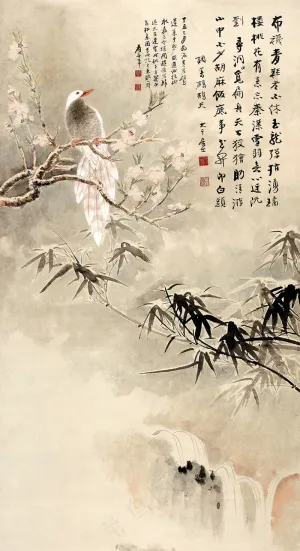 桃竹雪羽图片
