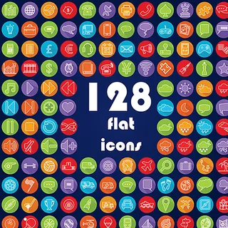 时尚流行常用网页icon图标图片