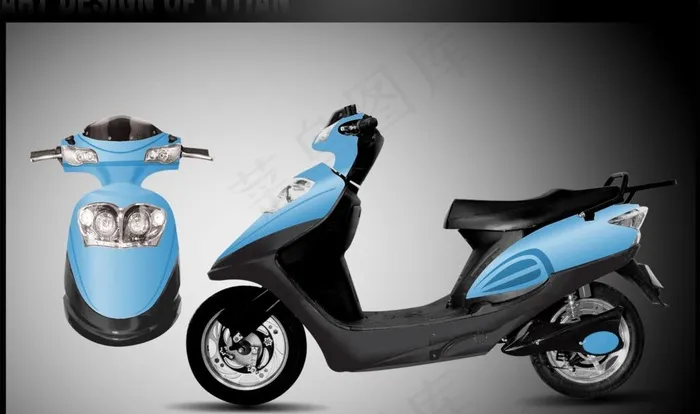 电动车中华舰图片psd模版下载