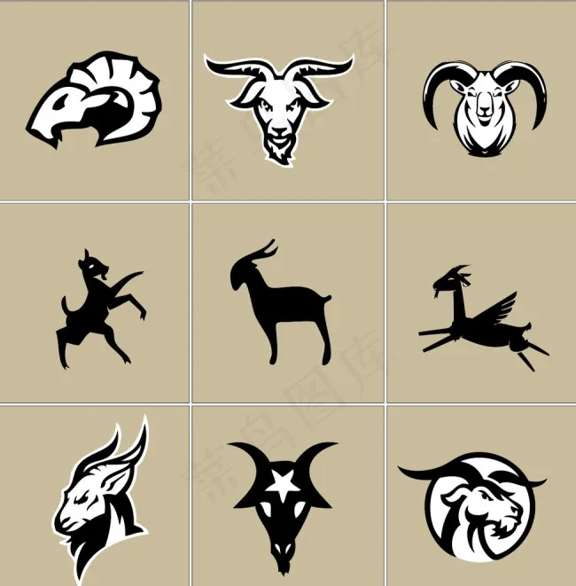 羊图片ai矢量模版下载