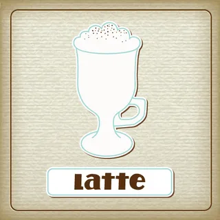 贴纸特效咖啡杯矢量图5