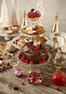 香槟 圣诞节 美食图片