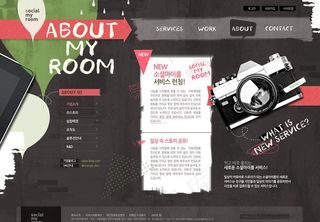 韩国精品网页模板图片