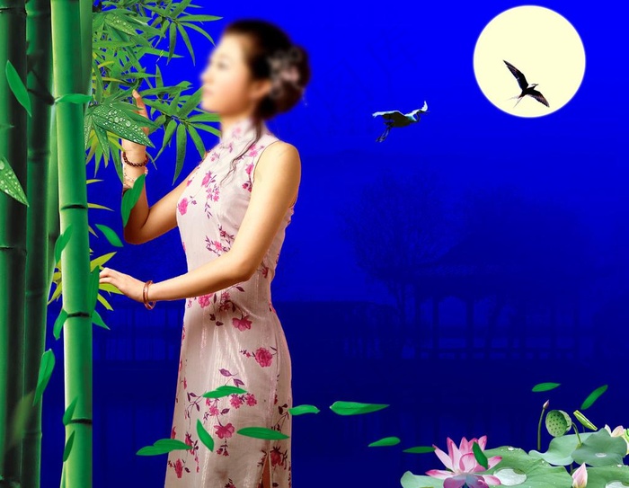 月夜图片