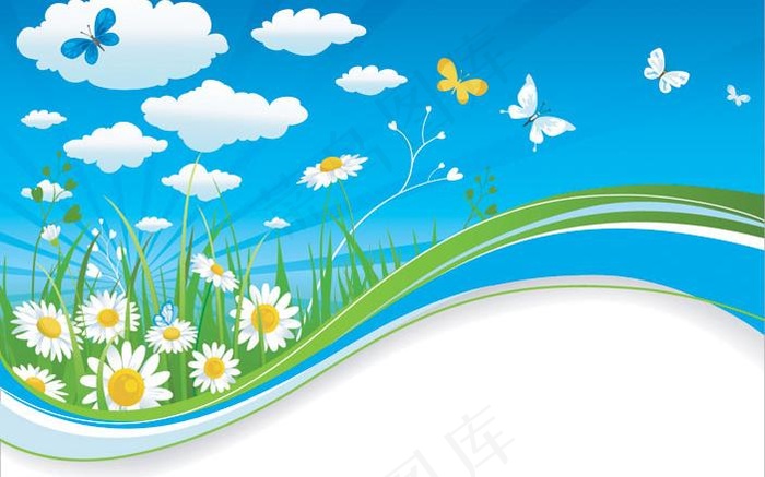 夏天矢量素材图片