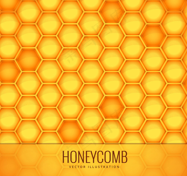 蜂窝纹无缝背景