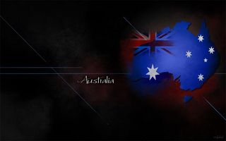 澳大利亚创意国旗桌面壁纸图片