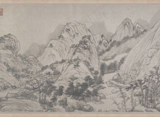 高清 富春山居图中卷图片