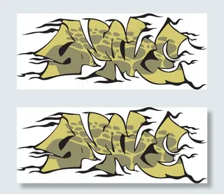 有趣的涂鸦字母设计矢量图10