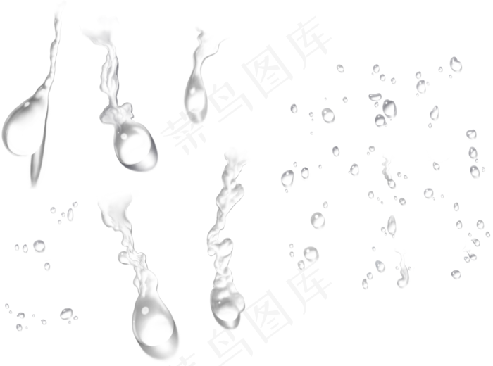 水珠水滴免抠png透明图层素材