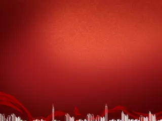 超级大气年会商业背景下载