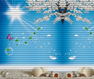 阳光明媚清新移门