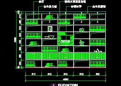 别墅实例、中式风格场景cad详图素...