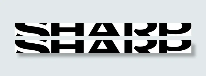 Sharp logo设计欣赏 尖锐...ai矢量模版下载