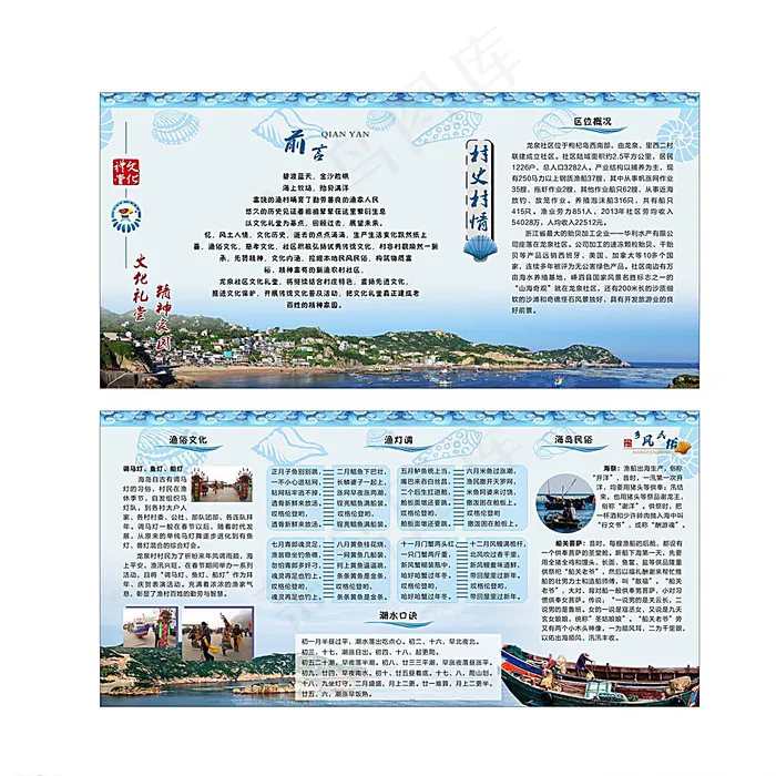 蓝色展板图片(2000X2000)cdr矢量模版下载