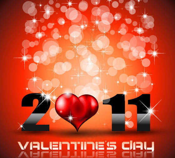 情人节背景矢量素材