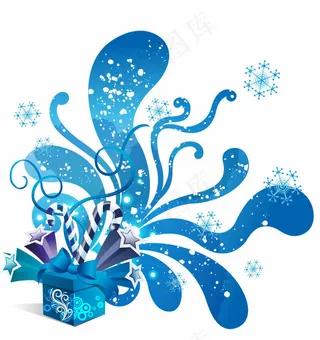 礼品盒庆典背景矢量