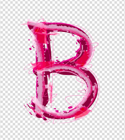 大写字母B模板视频