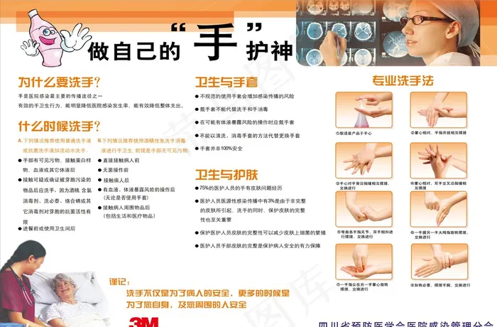 手卫生 洗手图片cdr矢量模版下载