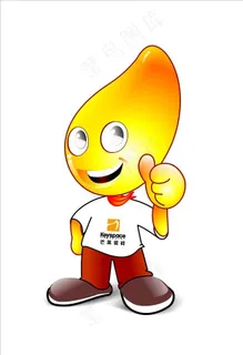 芒果瓷砖形象公仔