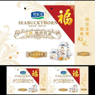 君乐宝乐时沙棘手提袋 君乐宝乐时沙棘手提袋