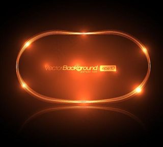 潮流光线边框矢量素材三