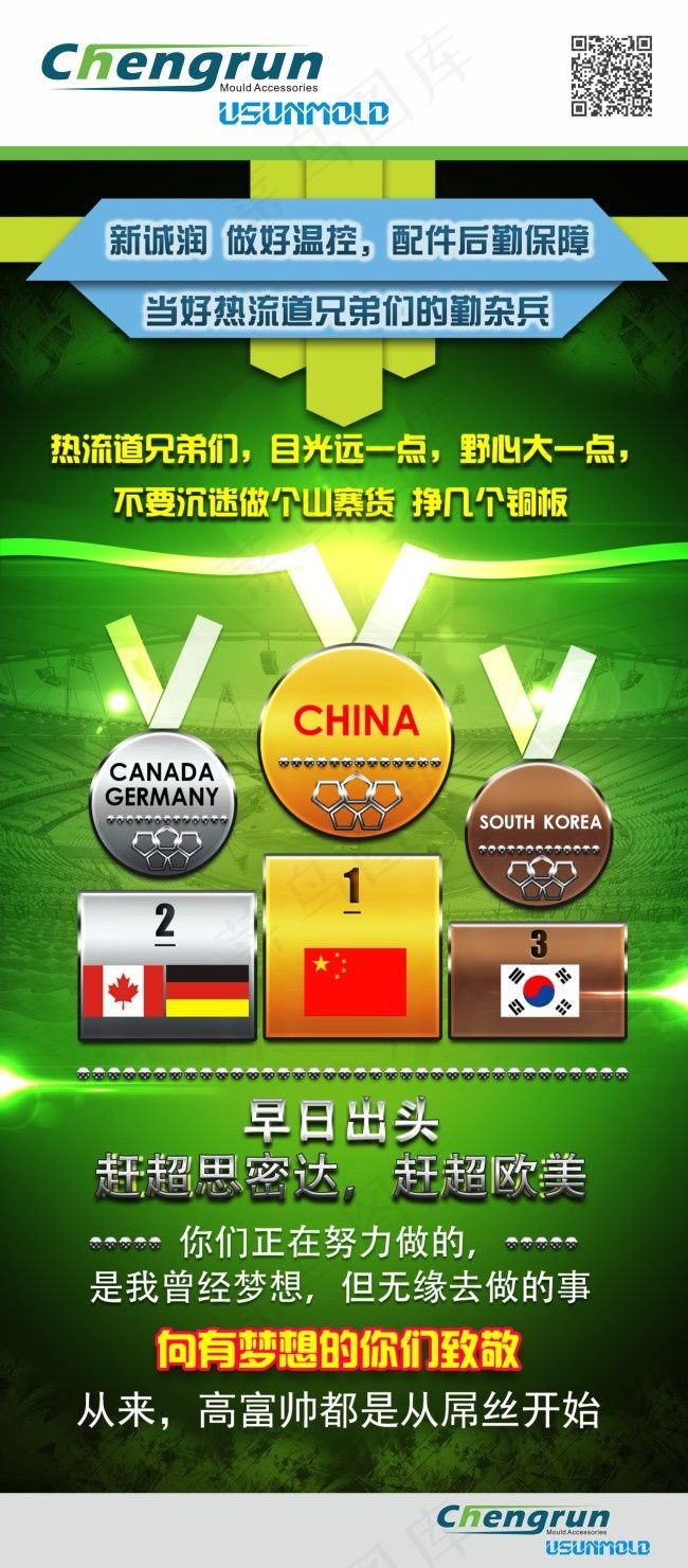 企业海报设计psd模版下载