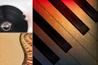 矢量音乐背景设计