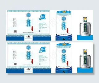 白酒包装盒图片