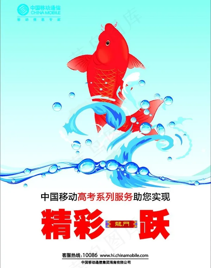 鲤鱼跃龙门图片cdr矢量模版下载