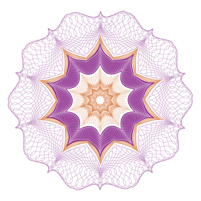 好的防伪图案05矢量