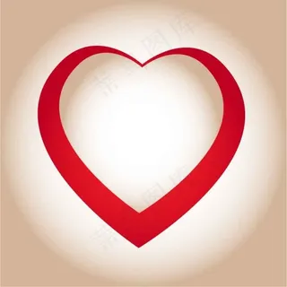 红色桃心素材