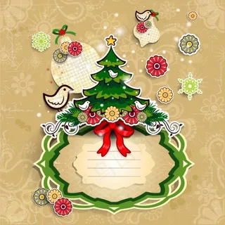圣诞树信纸