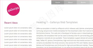 洁白信息网页模板