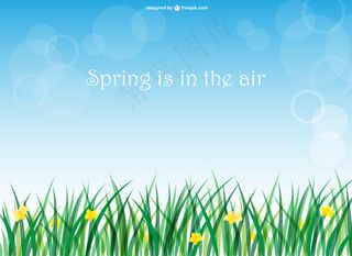 绿色背景矢量图