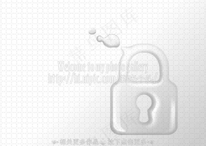 锁头图片eps,ai矢量模版下载