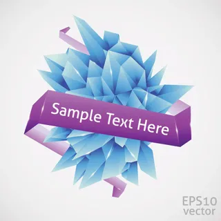 凉爽的三维图形矢量素材3