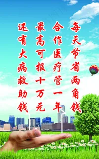 医院新农合展板