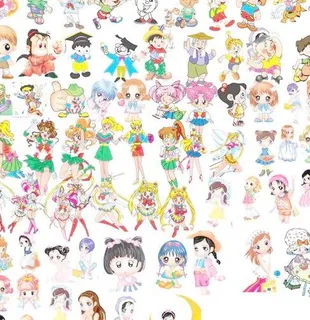 众多卡通儿童psd分层素材 下载