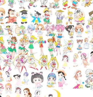 众多卡通儿童psd分层素材 下载