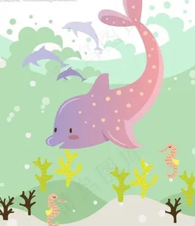 卡通鱼矢量素材图片 卡通鱼矢量素材图片