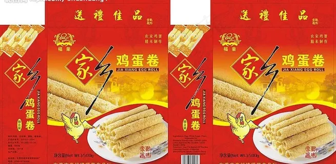 蛋卷包装图片