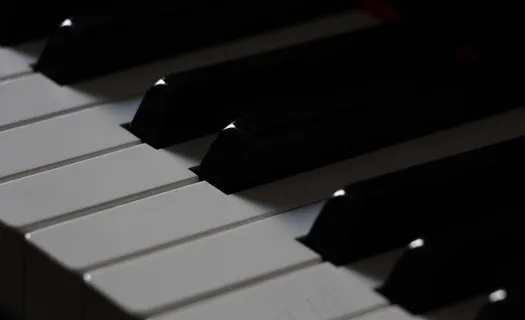 钢琴键盘图片