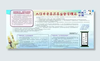 安监局食品药品安全宣传展板图片